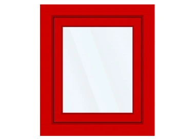 Okno PCV z nakładką Aluskin 960 x 1200