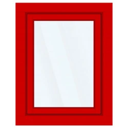 Okno PCV z nakładką Aluskin 945 x 1255