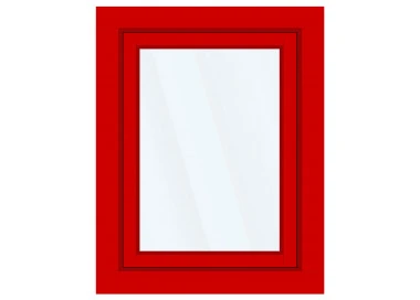 Okno PCV z nakładką Aluskin 945 x 1255