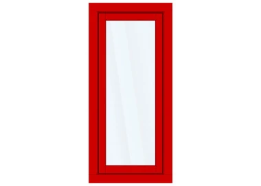 Okno PCV z nakładką Aluskin 570 x 1185