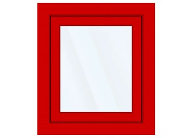 Okno PCV z nakładką Aluskin 1080 x 1325