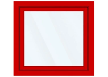 Okno PCV z nakładką Aluskin 1220 x 1200