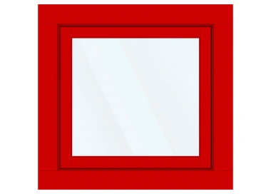 Okno PCV z nakładką Aluskin 970 x 955