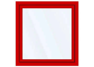 Okno PCV z nakładką Aluskin 2100 x 2300