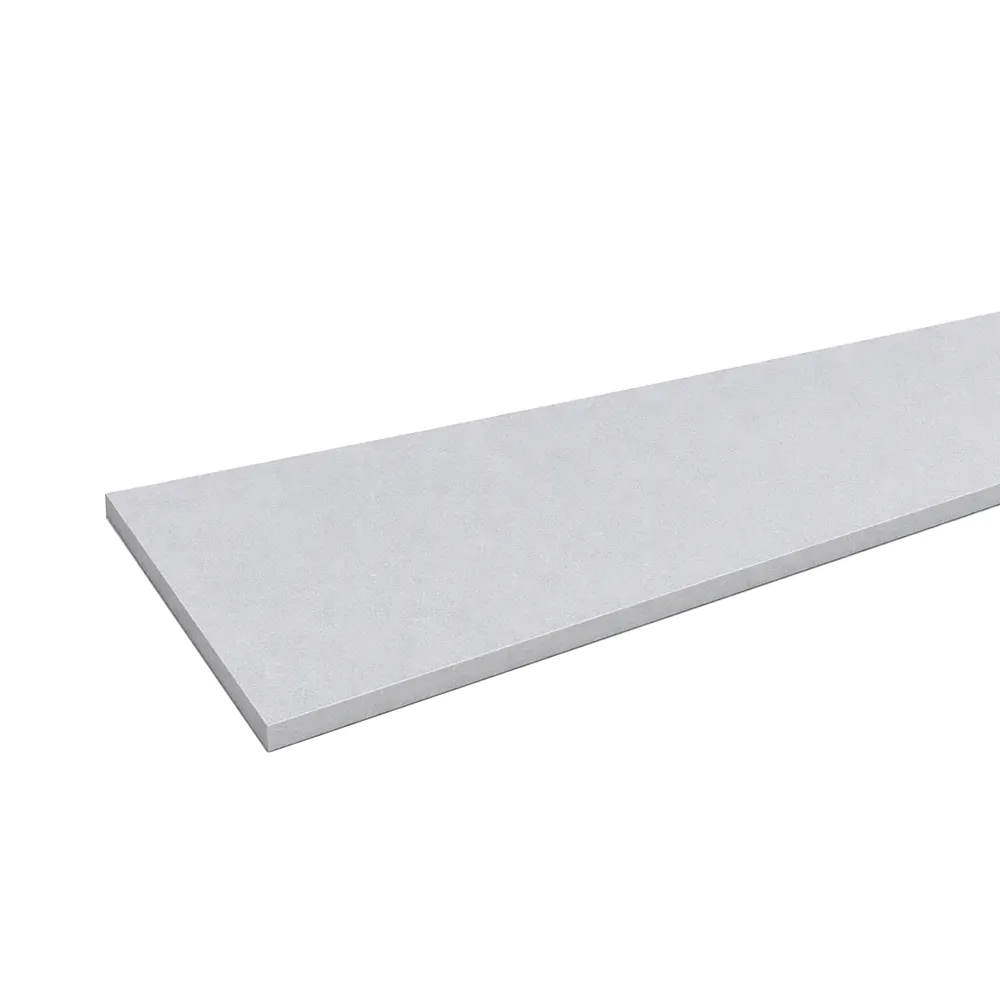 Parapet wewnętrzny z aglomarmuru w kolorze Silver Grey - widok produktu z danymi technicznymi.